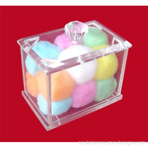 Diamond Cotton Ball Box